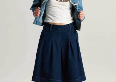 Vans γυναικεία denim midi φούστα 
