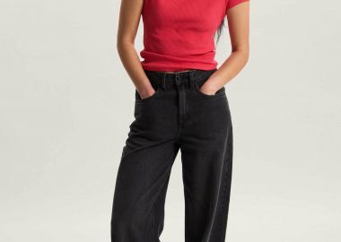 Vans γυναικείο τζιν παντελόνι πεντάτσεπο Loose Fit 
