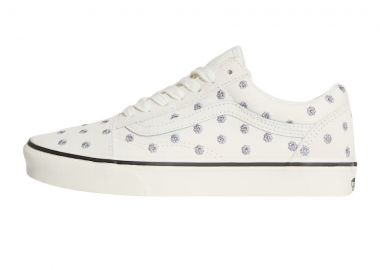 Vans Old Skool Γυναικεία Sneakers - Λευκά με Λουλούδια-VN000E8WCD31 - VANS - 