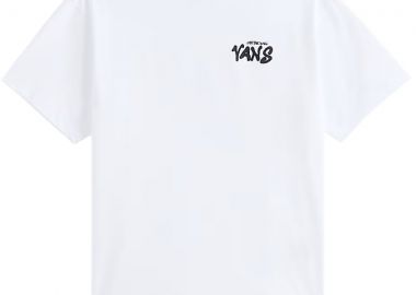 Vans Repear Sam Ανδρικό T-Shirt Loose Fit - Λευκό-VN000VXDWHT1-WHITE - VANS - 