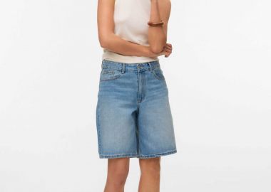 Vero Moda γυναικείο σορτς denim Relaxed Fit - 10328836 Denim Blue - VERO MODA - 