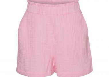 Vero Moda παιδικό σορτς με ελαστική μέση Loose Fit - 10284621 Ροζ - VERO MODA - 