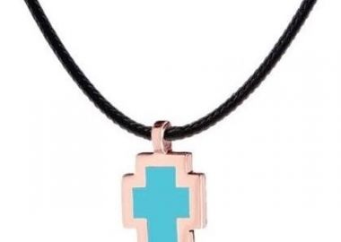 VERY GAVELLO Tattoo Κολιέ-Σταυρός από χρυσό 9 καράτια VPTA-S-R4 - Very Gavello - 