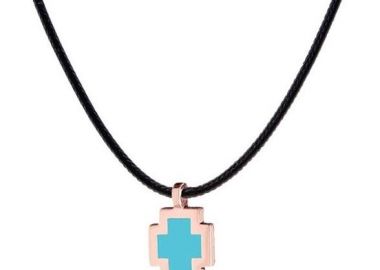 VERY GAVELLO Tattoo Κολιέ-Σταυρός από χρυσό 9 καράτια VPTA-X-R4 - Very Gavello - 