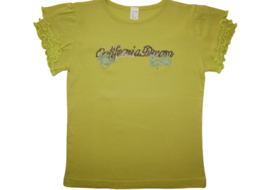 VICTORIA ΠΑΙΔΙΚΟ T-SHIRT 1254 – κίτρινο ΚΙΤΡΙΝΟ - OEM - 