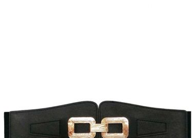 vintage 70s ελαστική ζώνη black Jennie - PerfectDress.gr - 