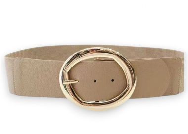 vintage 70s ελαστική ζώνη Domina beige - PerfectDress.gr - 