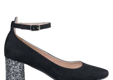 vintage chic γόβα glitter τακούνι Debs - PerfectDress.gr - 