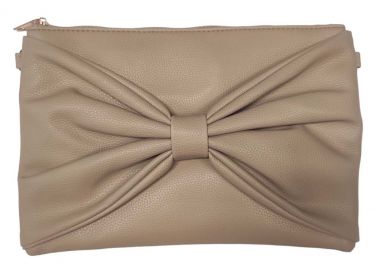 vintage chic τσάντα φάκελος Bow puro - PerfectDress.gr - 