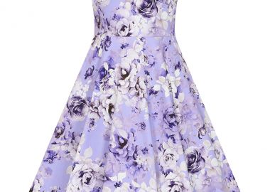 vintage floral φόρεμα Bonny - PerfectDress.gr - 