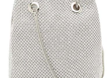 vintage Luxe τσαντάκι Petra silver - PerfectDress.gr - 