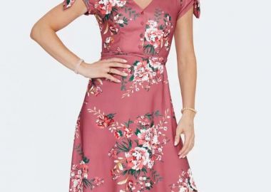 vintage maxi floral φόρεμα Petunia - PerfectDress.gr - 