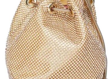 vintage strass τσαντάκι Petra gold - PerfectDress.gr - 