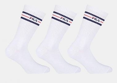VINTAGE TENNIS SOCKS ΑΣΠΡΟ - FILA - 