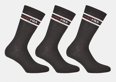 VINTAGE TENNIS SOCKS ΜΑΥΡΟ - FILA - 