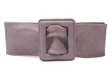 vintage ζώνη δερματίνη Alice lilac - PerfectDress.gr - 