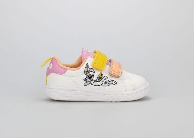 WB CROSSCOURT 2 NT VELCRO ΑΣΠΡΟ - FILA - 