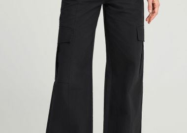 Wide leg cargo παντελόνι - FUNKY BUDDHA - 