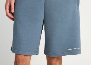 Wide leg fit αθλητική βερμούδα - The essentials - FUNKY BUDDHA - 