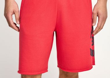 Wide leg fit αθλητική βερμούδα με branded τύπωμα - FUNKY BUDDHA - 