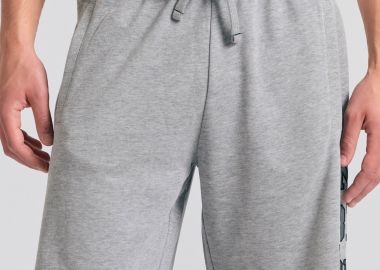 Wide leg fit αθλητική βερμούδα με branded τύπωμα - FUNKY BUDDHA - 