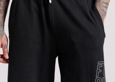 Wide leg fit αθλητική βερμούδα με Funky Buddha τύπωμα - FUNKY BUDDHA - 