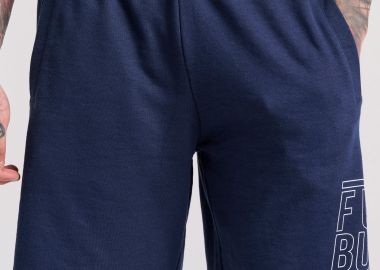 Wide leg fit αθλητική βερμούδα με Funky Buddha τύπωμα - FUNKY BUDDHA - 