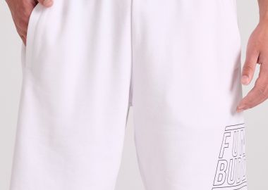 Wide leg fit αθλητική βερμούδα με Funky Buddha τύπωμα - FUNKY BUDDHA - 