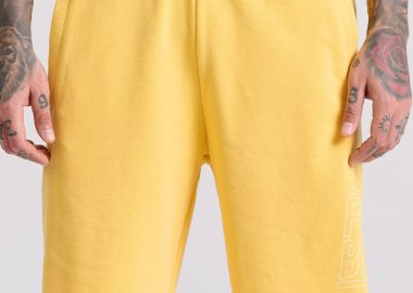 Wide leg fit αθλητική βερμούδα με Funky Buddha τύπωμα - FUNKY BUDDHA - 