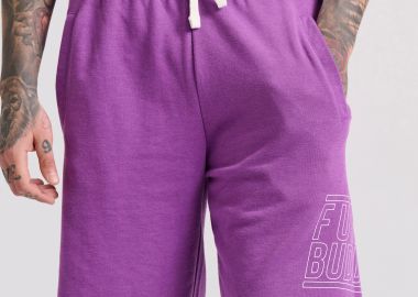 Wide leg fit αθλητική βερμούδα με Funky Buddha τύπωμα - FUNKY BUDDHA - 