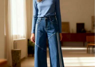 WIDE LEG JEAN - sense-shop - 