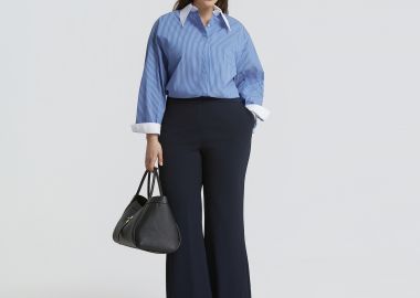 Wide-leg παντελόνι - MAT FASHION - 