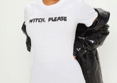 WITCH PLEASE WHITE TSHIRT - sense-shop - 