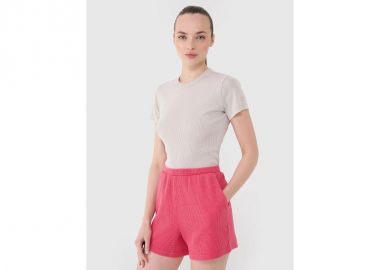 Women's casual waffle knit shorts 4F 4FRSS25TSHOF69954S - 4f - 