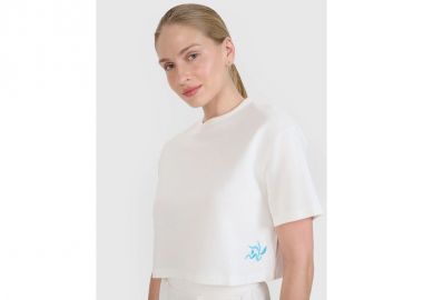 Women's crop top tshirt 4F 4FWSS25TTSHF197711S - 4f - 