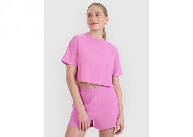 Women's crop top tshirt 4F 4FWSS25TTSHF197754S - 4f - 