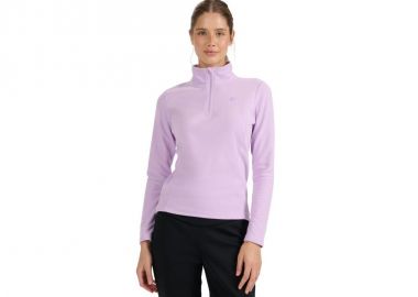 Women's fleece sweatshirt 4F F069 light purple 4FWAW25UFLEF069 52S - 4f - 