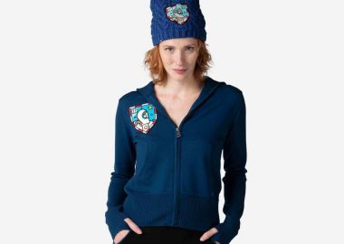 Women's JCC Galina Full Zip Knit Top Blue - Rossignol - 