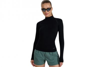 Women's longsleeve tshirt 4F F419 deep black 4FWAW25TFLOF419 20S - 4f - 
