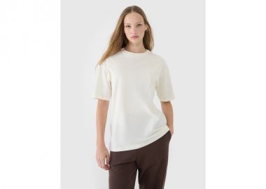Women's oversize plain Tshirt 4F 4FRSS25TTSHF269411S - 4f - 