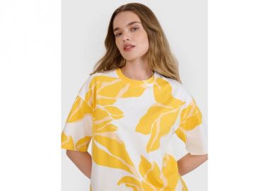 Women's oversize printed Tshirt 4F 4FRSS25TTSHF269290A - 4f - 