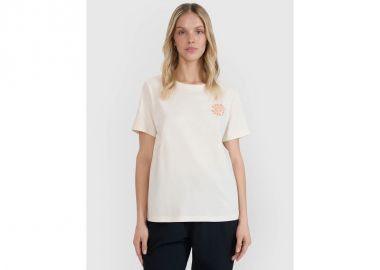 Women's oversize printed Tshirt 4F 4FWSS25TTSHF199411S - 4f - 