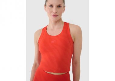Women's quickdrying training crop top 4F 4FWSS25TFSLF41362S - 4f - 