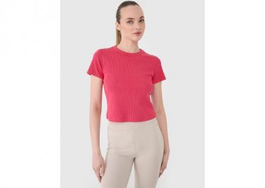 Women's slim ribbed tshirt 4F 4FRSS25TTSHF269654S - 4f - 