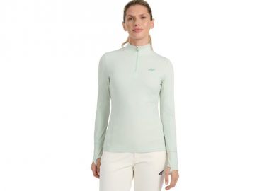 Women's thermal sweatshirt 4F F098 mint 4FWAW25UBRUF098 47S - 4f - 