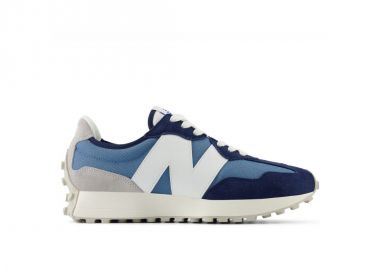 Women'smen's sports shoes New Balance NB 327 sneakers suede blue U327CJ - New balance - 