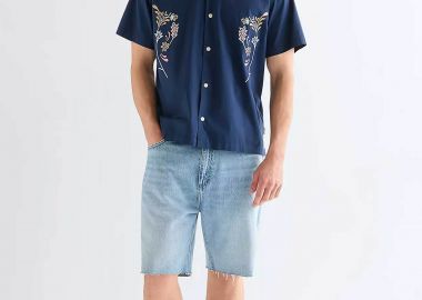 Wrangler® ανδρική denim βερμούδα πεντάτσεπη Regular Fit 