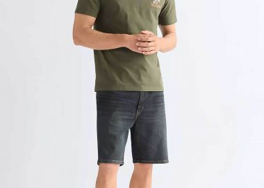 Wrangler® ανδρική denim βερμούδα πεντάτσεπη Regular Fit 