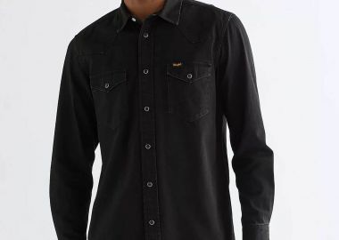 Wrangler® ανδρικό denim πουκάμισο Regular Fit 