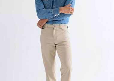 Wrangler® ανδρικό παντελόνι πεντάτσεπο Straight Fit 